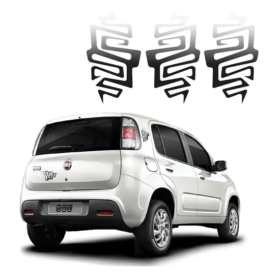 Kit 3 Adesivos Podium Tribal Way Uno Way Sporting Vivace 11 Foto 1