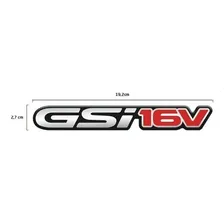 Kit 3 Adesivos Resinados Chevrolet Astra GSI16V Cromado Foto mini 2