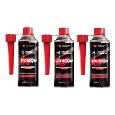 Kit 3 Aditivos Poison Gasolina Etanol Limpa Valvulas 500ml Foto mini 1