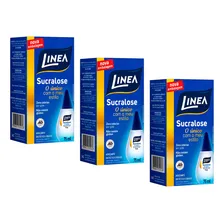 Kit 3 Adoçante Líquido Sucralose Zero Calorias Linea 75ml Foto  mini 1