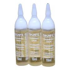 Kit 3 Ampola Tratamento Crescimento Capilar Skafe 10ml Foto  mini 1