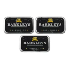 Kit 3 Bala Barkleys Liquorice Pastilhas Sabor Alcaçuz 50g Foto  mini 1