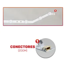 Kit 3 Barras CompatÃvel Com Un39Fh5205G Un39Fh5206G Un39Fh5203G Televisão 39 Polegadas Pci Eletroparts Foto mini 2