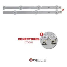 Kit 3 Barras Led CompatÃvel Com Tc-l32b6b 32ln540b A1 A1 A2 Foto mini 2