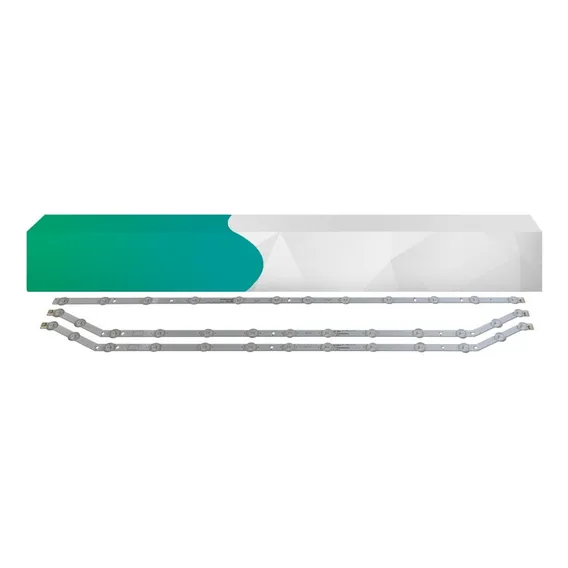 Kit 3 Barras Led Samsung Un40fh5100g Un40fh6203g Nova Foto 1