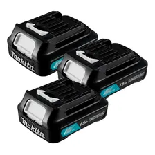 Kit 3 Baterias Íons De Lítio 12v 1.5ah Bl1016 197413-5 Maki Foto  mini 1