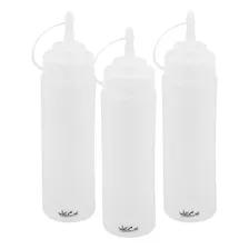 Kit 3 Bisnagas Flexíveis De 350 Para Molhos Foto mini 1