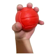 Kit 3 Bola Cães Pet Borracha Maciça Gr 75mm/7,5cm Premium Cor Vermelho Foto mini 4