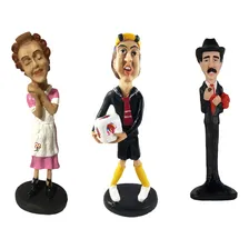 Kit 3 Bonecos Girafales Florinda E Kiko Turma Do Chaves 20cm Foto mini 1