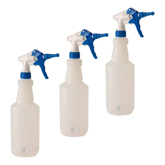 Kit 3 Borrifador Pulverizador Bico Longo Profissional Foto 1
