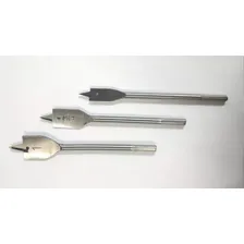 Kit 3 Broca Para Furadeira Chata Longa Madeira Foto mini 2