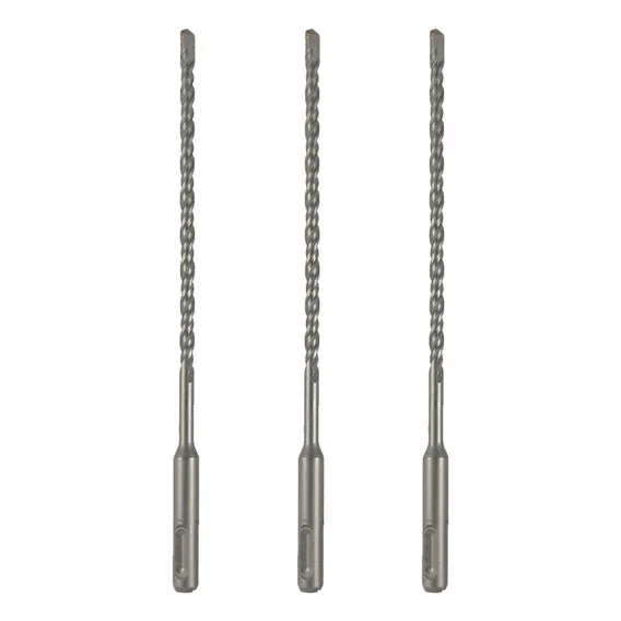 Kit 3 Broca Sds 5mm X160mm Metal Duro Martelete Profissional Foto 1