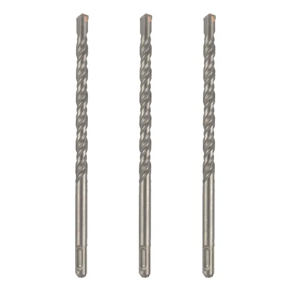Kit 3 Brocas Sds 14x260mm Widea Martelete Eda Profissional Foto 1