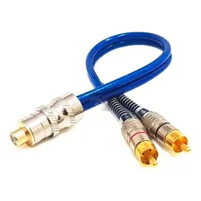 Kit 3 Cabos Rca 5 Metros + 4 Cabos Y 1 Fêmea 2 Machos Foto mini  2