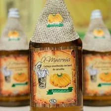 Kit 3 Cachaça Artesanal De Banana A Mineirinha - 1 Litro Foto mini 3
