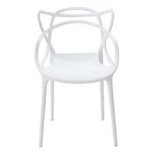 Kit 3 Cadeiras Jantar Allegra Branco Polipropileno Foto mini  3