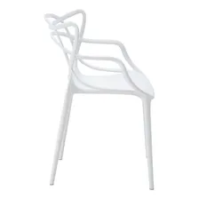 Kit 3 Cadeiras Jantar Allegra Branco Polipropileno Foto mini 4