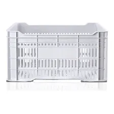 Kit 3 Caixa Organizadora Caixa Hortifruti Plastico Reforçado Cor Branco Foto mini 2