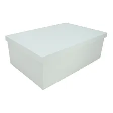 Kit 3 Caixa Retangular Tampa Sapato 35x25x8 Mdf Mad Pintado Foto  mini 1