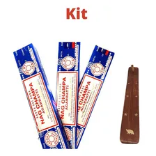Kit 3 Caixas De Incenso Nag Champa Satya Sai Baba Atacado Foto  mini 1