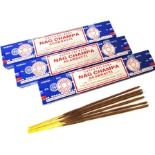 Kit 3 Caixas De Incenso Nag Champa Satya Sai Baba Atacado Foto mini  3