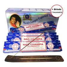 Kit 3 Caixas De Incenso Nag Champa Satya Sai Baba Atacado Foto mini  2