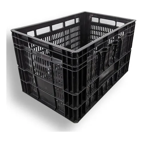 Kit 3 Caixas Plástica Multiuso Preto Foto 1