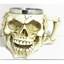 Kit 3 Canecas Caveira Coleção Skulll Copo Medieval Chopp Bar Foto mini 4