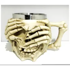 Kit 3 Canecas Caveira Coleção Skulll Copo Medieval Chopp Bar Foto mini 3