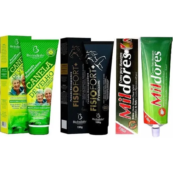 Kit 3 Canela De Velho + 3 Fisiofort Premium + 3 Mil Dores Foto 1