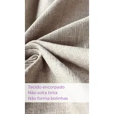 Kit 3 Capas De Almofada 45x45 Veludo Linho Lisa Bege Cru Cor Marrom Liso Foto  mini 1
