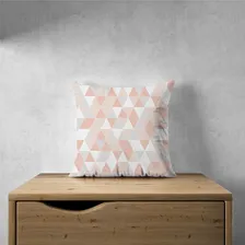 Kit 3 Capas De Almofada Geométricas Rose Gold 40x40 Foto mini 3