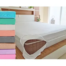 Kit 3 Capas Para Colchão Casal 100% Algodão Com ZÃper Foto mini 4