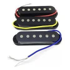 Kit 3 Captadores Guitarra Strato Single Preto Andaluz Foto mini 2