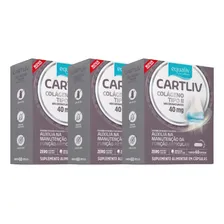 Kit 3 Cartliv Colageno Tipo 2 Equaliv 60 Cápsulas. Foto mini 1