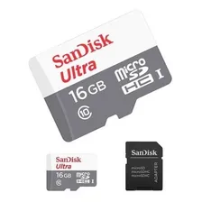 Kit 3 Cartão Memória 16gb Micro Sd Ultra 80mbs Sandisk Foto mini 2