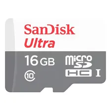 Kit 3 Cartão Memória 16gb Micro Sd Ultra 80mbs Sandisk Foto mini 3