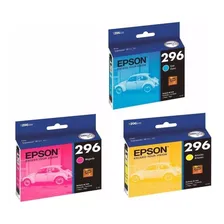 Kit 3 Cartucho Epson Para Xp231 Xp241 Xp431 296 Foto  mini 1