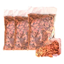 Kit 3 Casca De Pinus 4,5kg Total Proteção Decoração Jardim Foto  mini 1