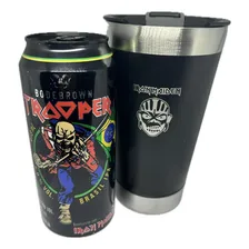 Kit 3 Cerveja 473ml + Copo Térmico 500ml Iron Maiden Trooper Foto mini 4
