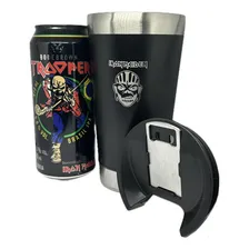 Kit 3 Cerveja 473ml + Copo Térmico 500ml Iron Maiden Trooper Foto mini 3