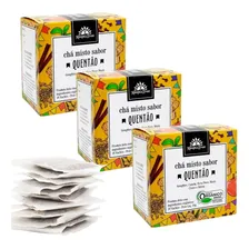 Kit 3 Chá Quentão Sem Álcool Orgânico 10 Sachês Festa Junina Foto  mini 1