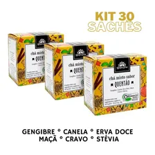 Kit 3 Chá Quentão Sem Álcool Orgânico 10 Sachês Festa Junina Foto mini  2
