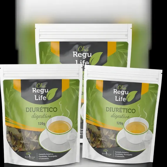 Kit 3 Chá Regulife De 120g P/ 3meses Foto 1