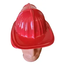 Kit 3 Chapéus Bombeiro Fantasia Criança Capacete Bombeiro Foto mini 1