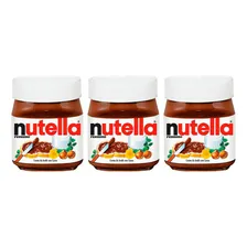 Kit 3 Chocolate Creme De Avelã Gigante Ferrero Nutella 650g Foto  mini 1