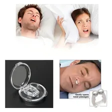 Kit 3 Clip Nasal Anti Ronco Magnético Com Imã Apneia Nariz Foto mini  3