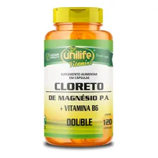Kit 3 Cloreto De Magnésio 810mg Unilife 120 Cápsulas Sabor Sem sabor Foto mini  2