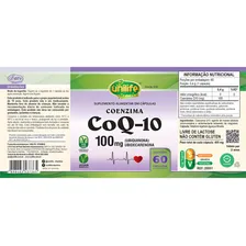Kit 3 Coenzima Coq-10 Unilife 60 Cápsulas Sabor Neutro Foto mini 3