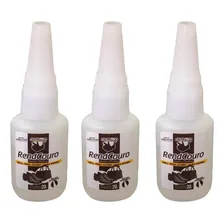 Kit 3 Cola Instantânea Calcado Sapato Tênis Bolsa Cinto Couro Courino 20g Foto mini 1